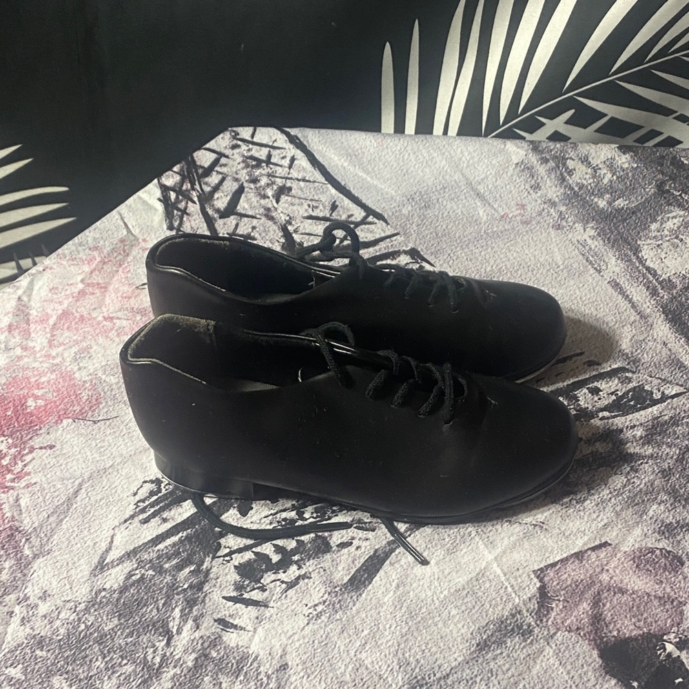 Capezio Black Tap Shoes – Size 13M Youth – Tele Tone Toe & Heel Taps